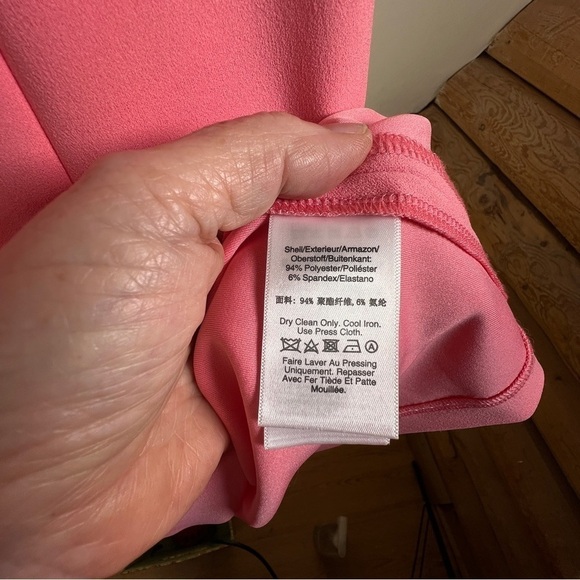 Coral Flutter Sleeve V-Neck Midi Dress - Picture 3 of 4